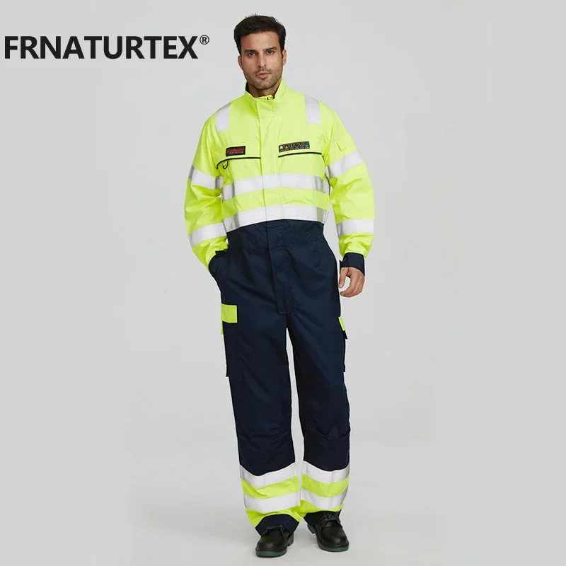FRNATURTEX Hivis огнестойкий Рабочий костюм характерная одежда огнезащитная зимняя