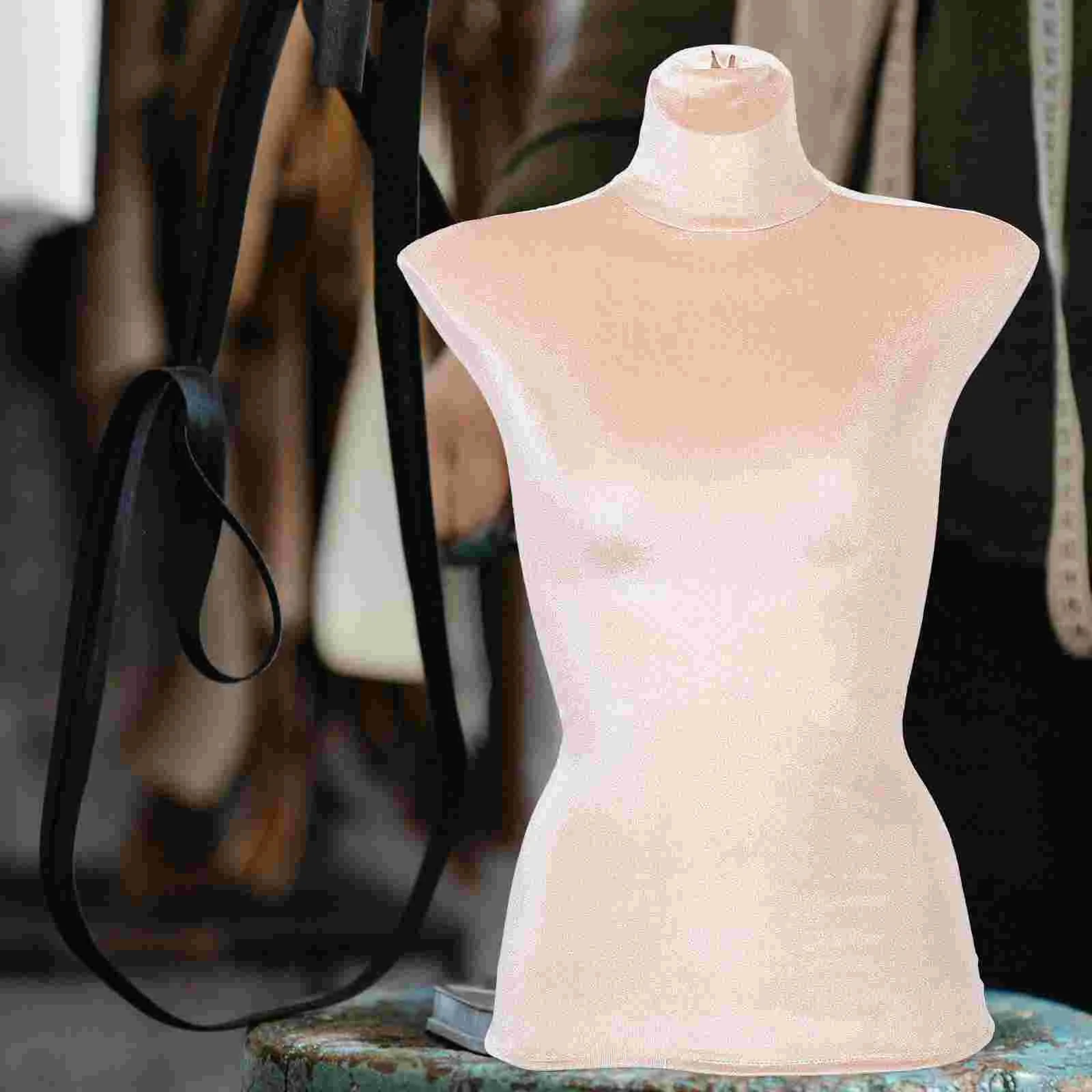 Тканевая бархатная сумка модель женский манекен одежда полиэстеровая ткань для