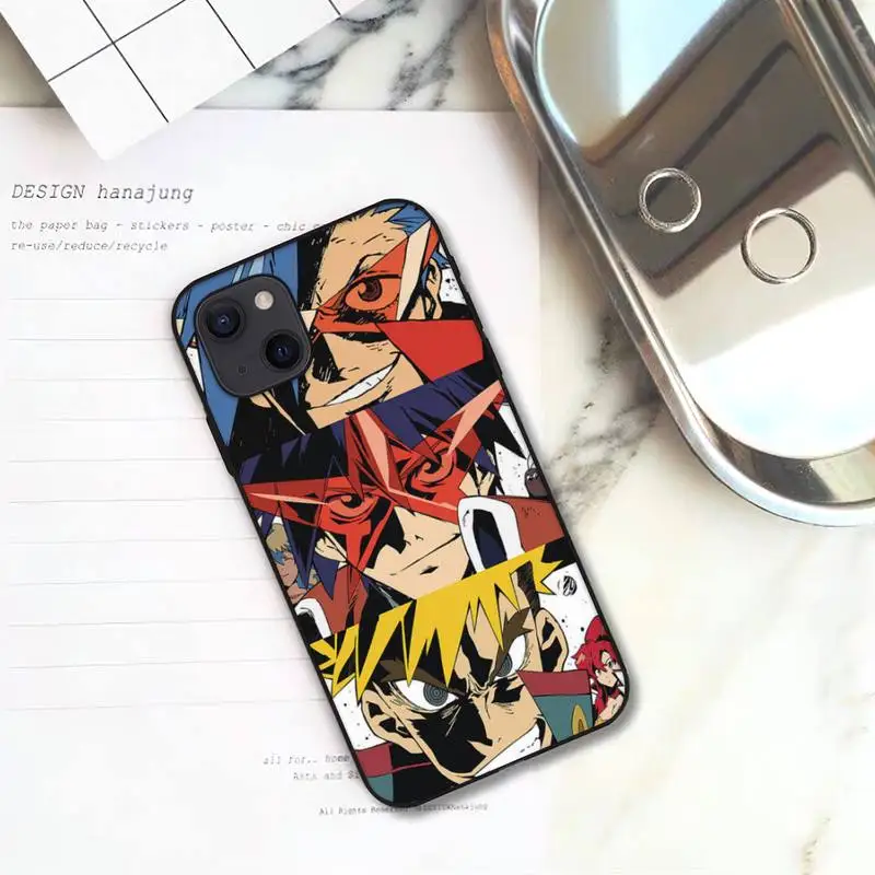 Чехол для телефона RUICHI Tengen Toppa Gurren Lagann iPhone 11 12 Mini 13 Pro XS Max X 8 7 6s Plus 5 SE XR | Мобильные
