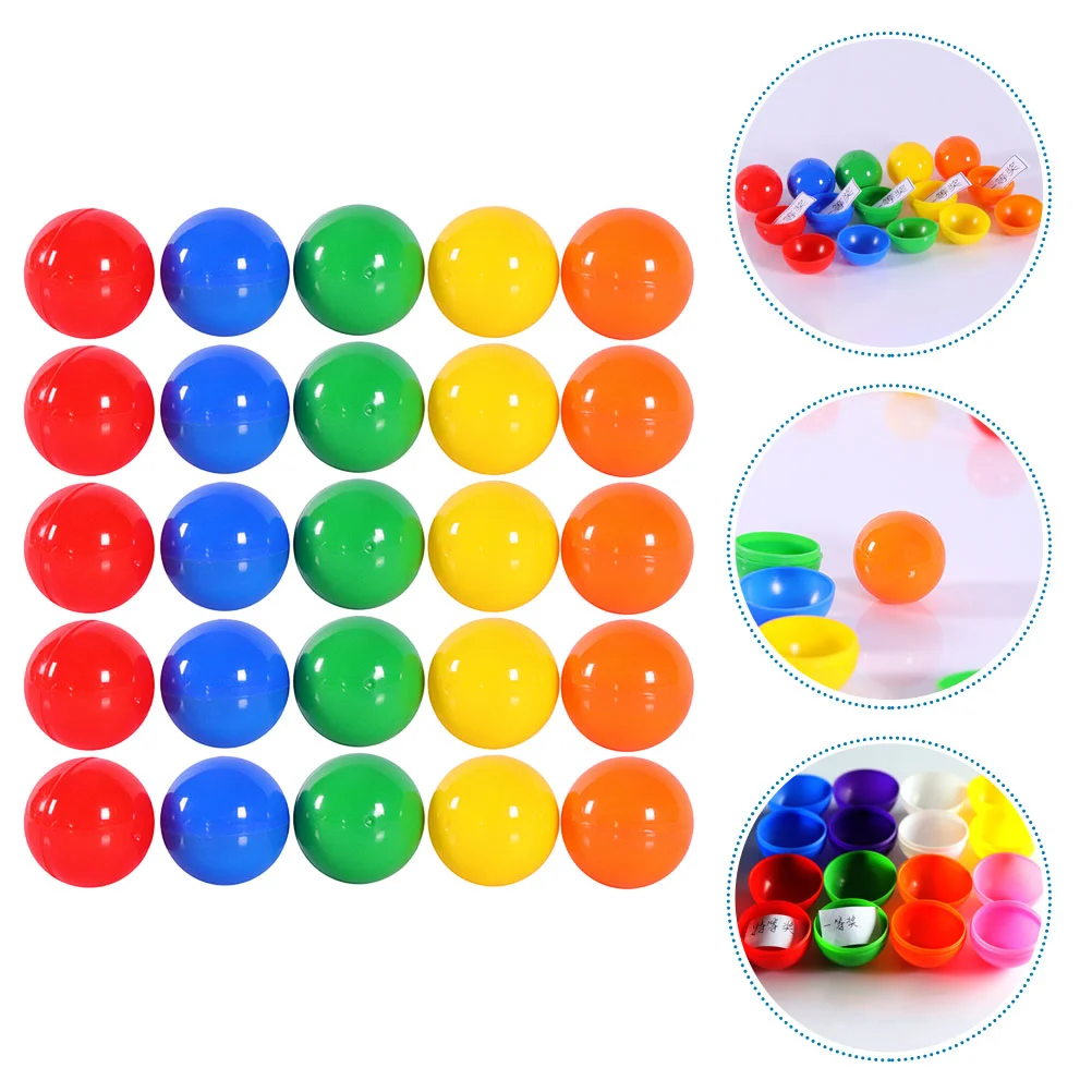 

50 Pcs Lottery Ball Sphere Party Balls Children Toys Activity Props Colored Picking Phone Game Entertainment Set Small