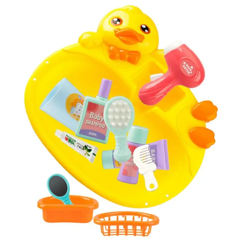 

Play Sink Pretend Play Wash Basin Toys Automatic Water Cycle System Bathroom Accessories Pretend Role Play Toys For Boys Girls