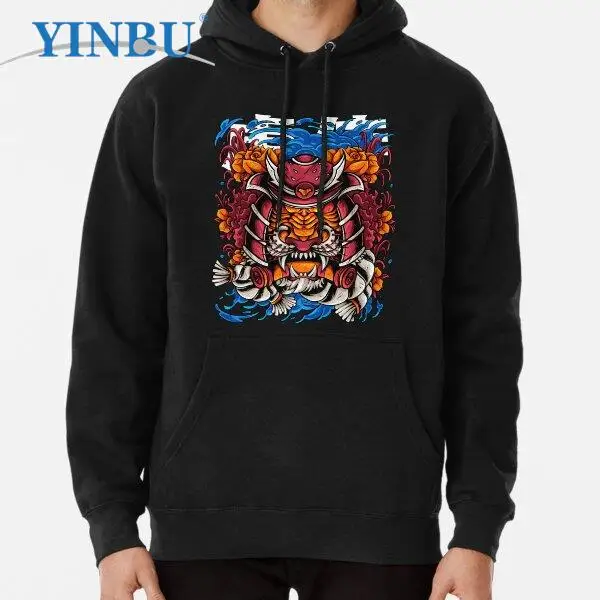 

Tiger samurai pullover hoodie new in sweatshirts Fashion clothes