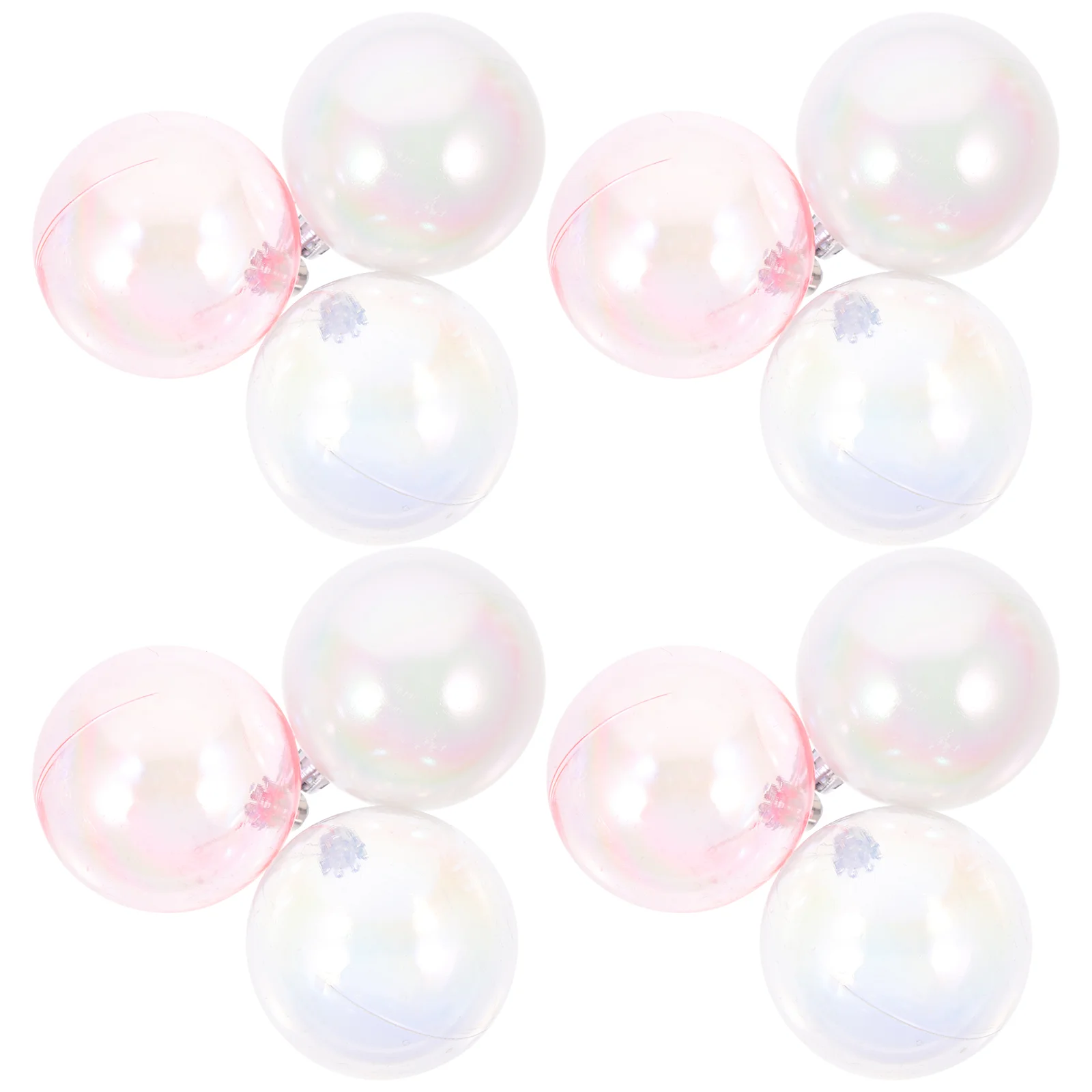 

12pcs Ornaments Balls Decorative Sphere Decorative Balls Ornament Balls Clear Christmas Balls For Crafts