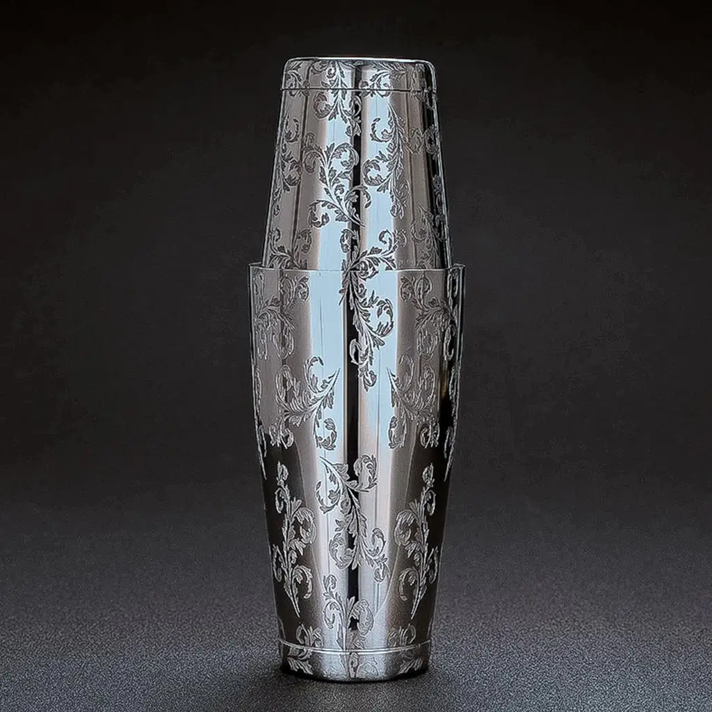 

304 нержавеющая сталь Boston Martini инструмент для коктейлей Tin on Tin 500ml &