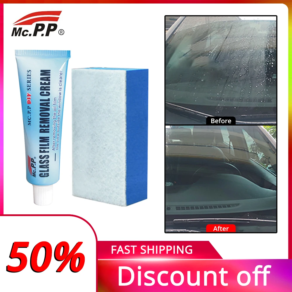 

Auto 20g Car Glass Polishing Degreaser care Cleaner Oil Film Clean Polish Paste for Bathroom Window Glass Windshield Windscreen