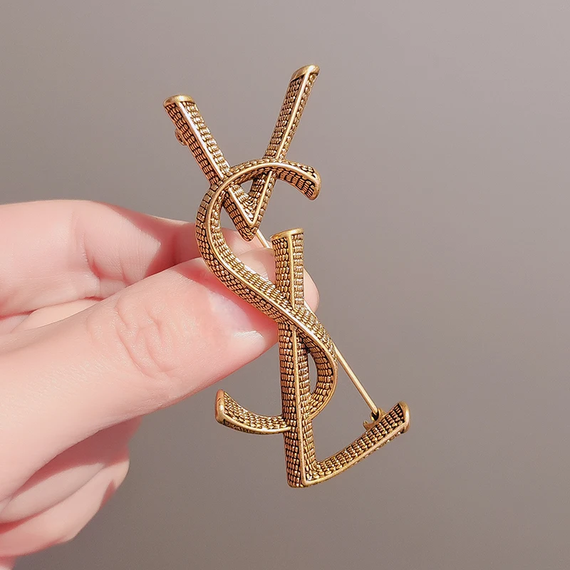 

European and American Retro Women's Brooch South Korea Original Women's Clothing Brooches Brooch Luxury Brand Designer Big Broch