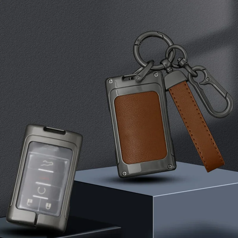 Новый кожаный чехол для дистанционного ключа из цинкового сплава Chevrolet C7 Corvette