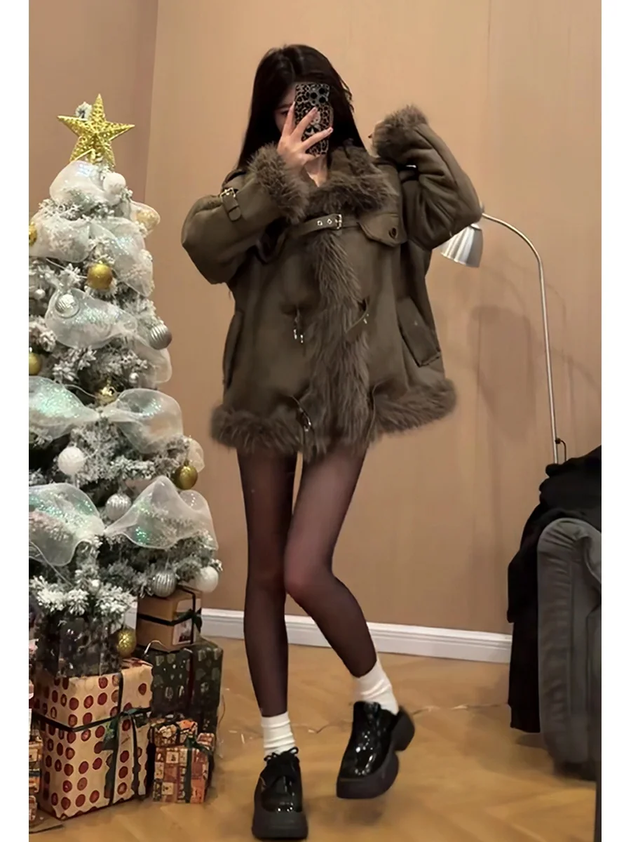 Прибыл! Зимняя маленькая высококачественная меховая интегрированная теплая