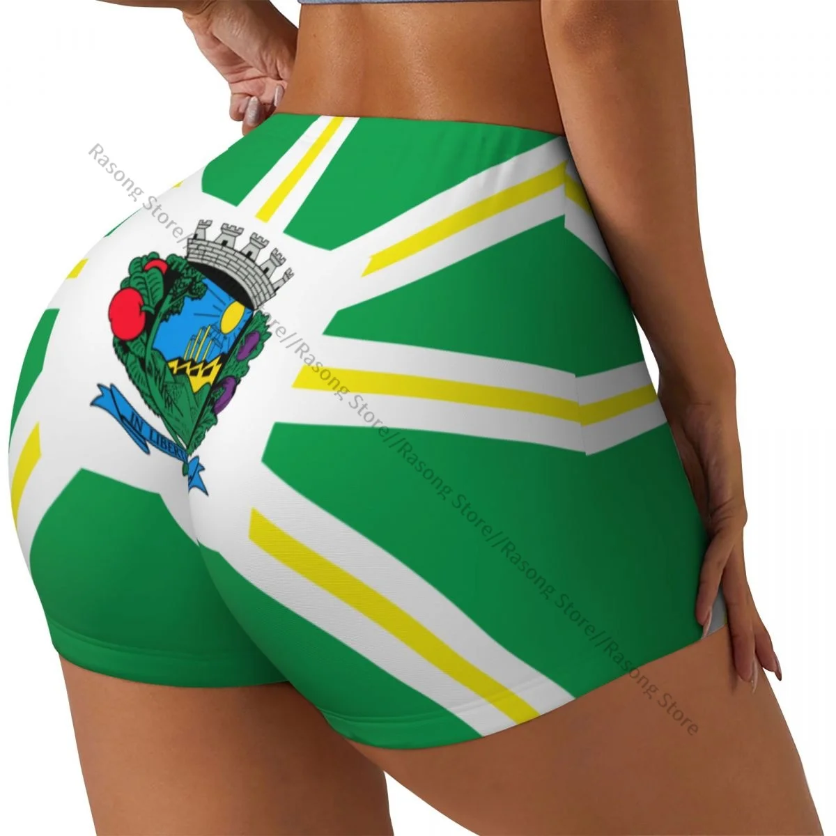 Женские шорты для йоги Бандера валинос флаг ботинки подтяжка ягодиц комфорт