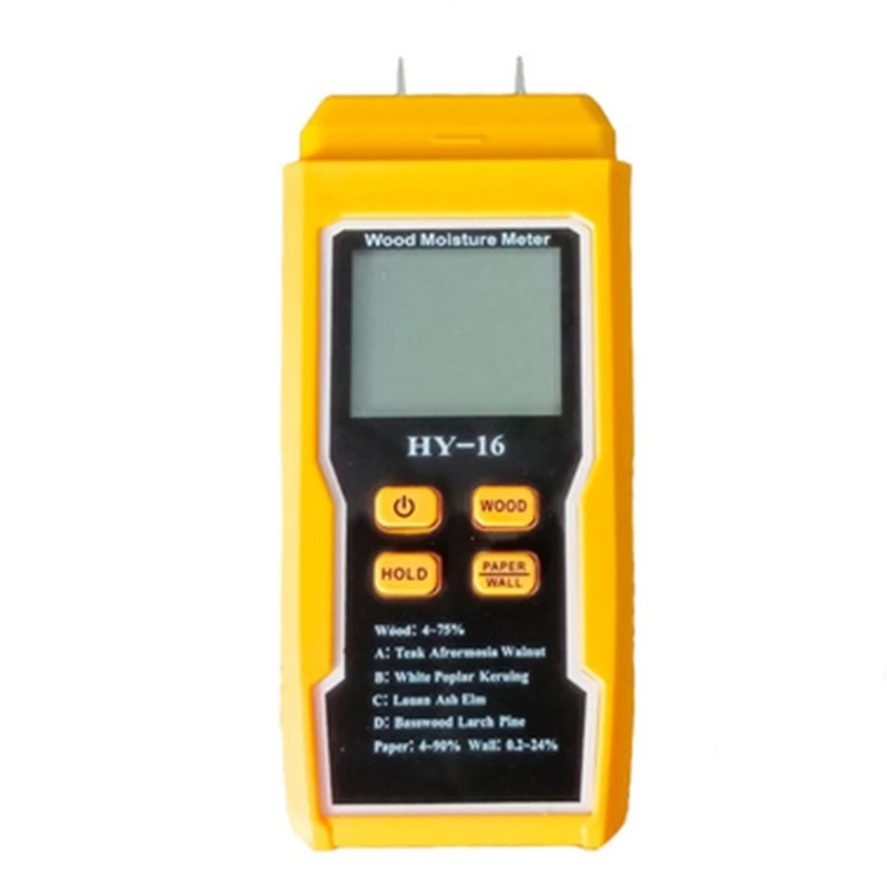 

Moisture Meter Wood Moisture Detector LCD Damp Moisture Tester with 2 Test Probe Pins Acuurately Measuring Timer Drop Shipping