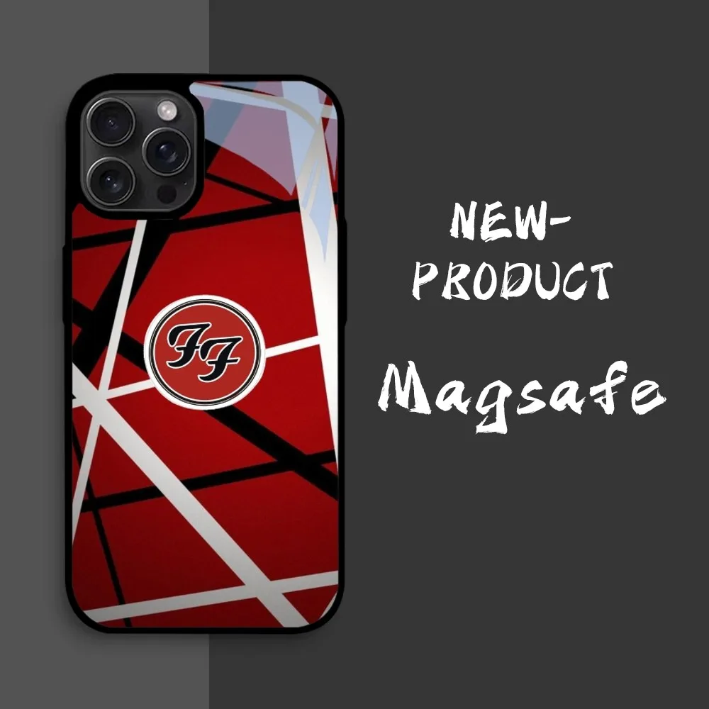 Чехол для телефона Americian Music Band F-FooL F-Fighters IPhone 16 15 14 13 12 11 Pro Xs Max Mini XR X 7 8 Plus Luxury Mirror Hard F