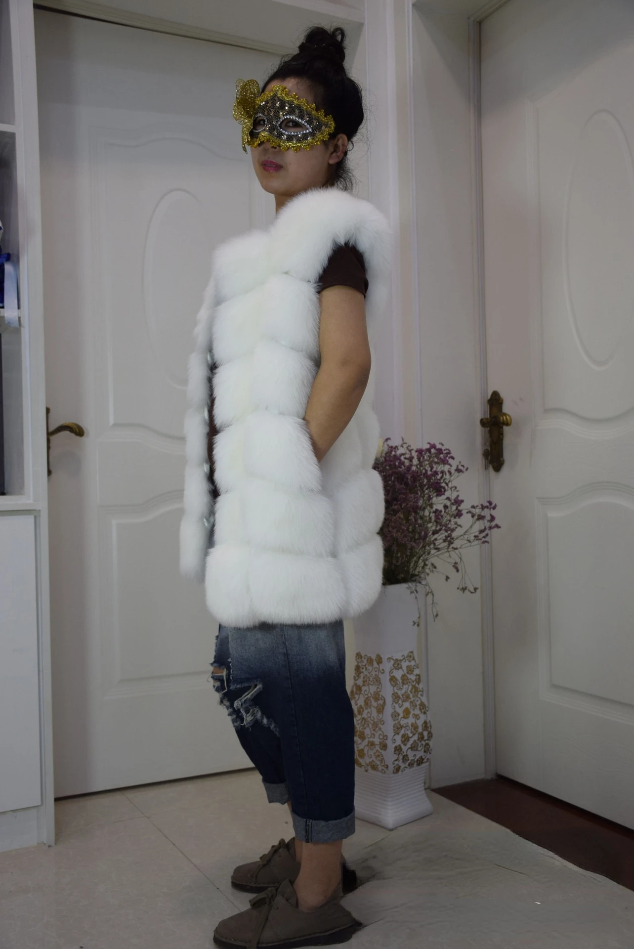 Fur Coat Women's Autumn and Winter New Fox Fur Imitation Fur Vest Women's Casual Fur