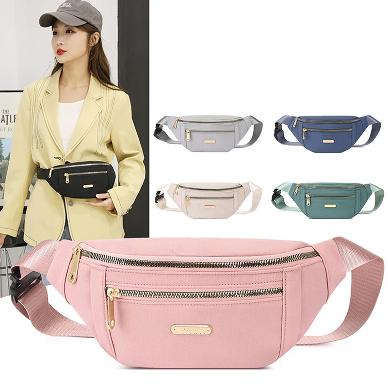 Fashion Crossbody Bags For Female Tassel Banana Bag Women Waist Bag Fanny Pack Zipper Chest Bag Money Pouch Travel Shoulder Bag