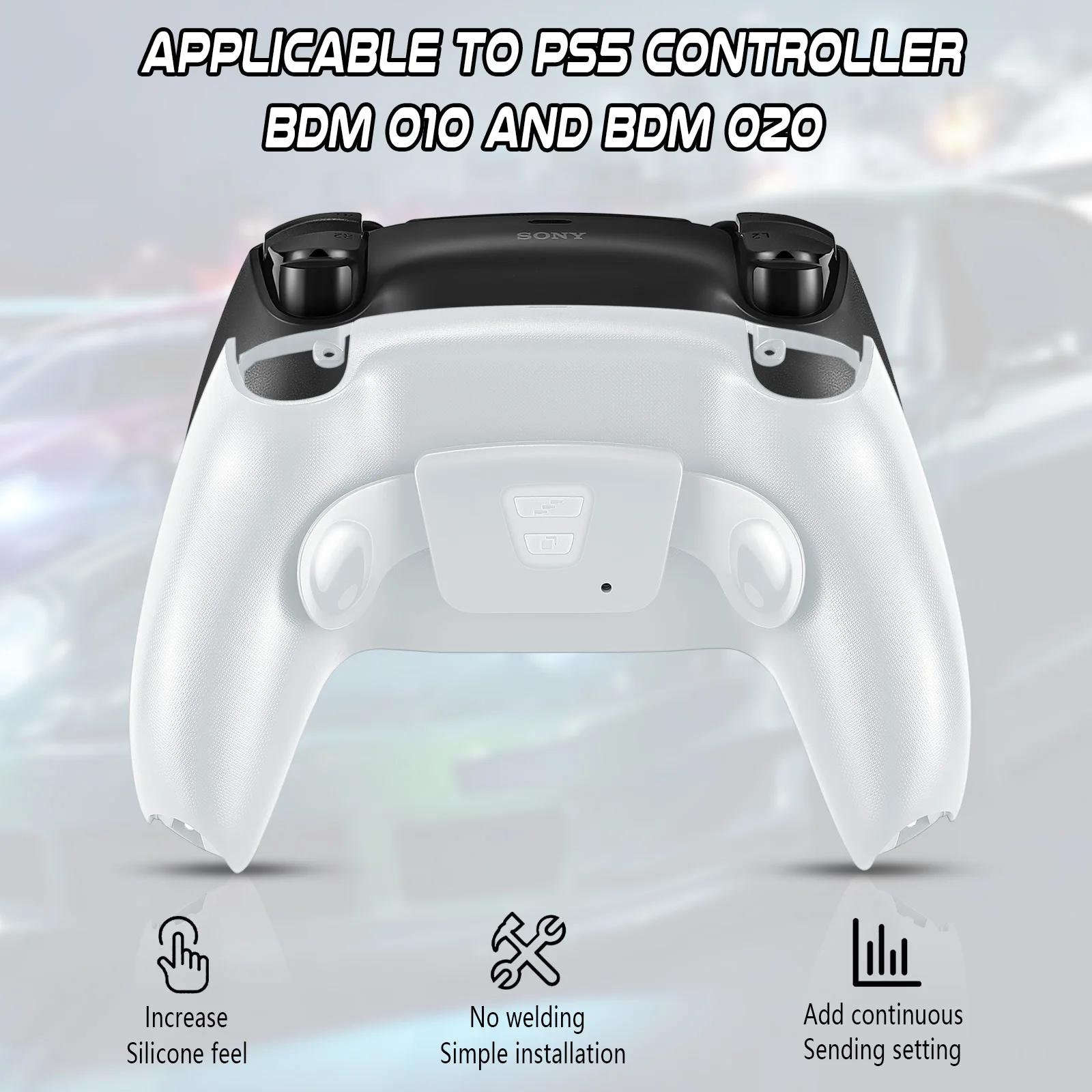 

Оригинальный беспроводной Bluetooth геймпад PS, кнопка задней панели, программируемая пользовательская трехступенчатая кнопка для составления ...