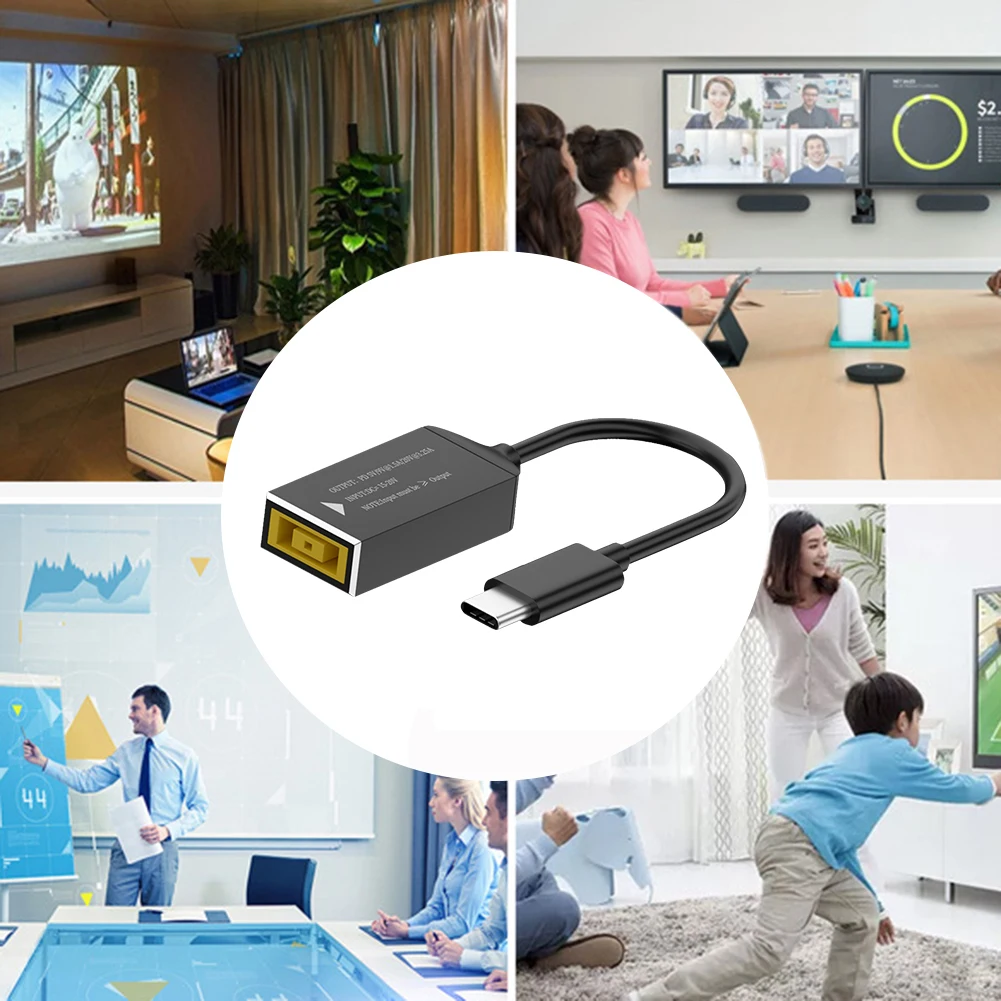 

Кабель для быстрой зарядки DC/Square Female к Type-C Male, 5 В, 9 В, 12 В