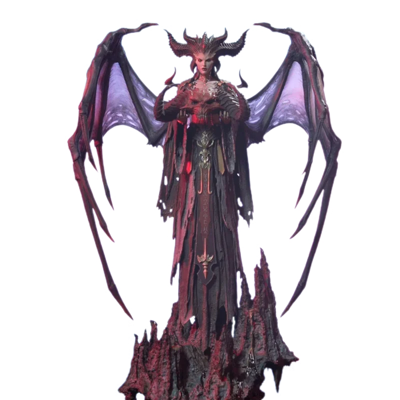 

62Cm Super Large Sculpture Blizzard Official Genuine Game Peripheral Figure Diablo Iv Carnival Series Lilith Devil Ornaments Toy