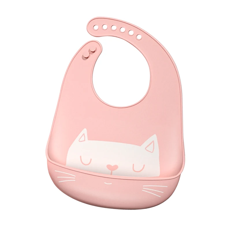 

baby bibs Silicone Waterproof Cartoon Burp Cloths Toddler Kids Adjustable Feeding Apron Saliva Bandana Boy Girl Bibs Baberos