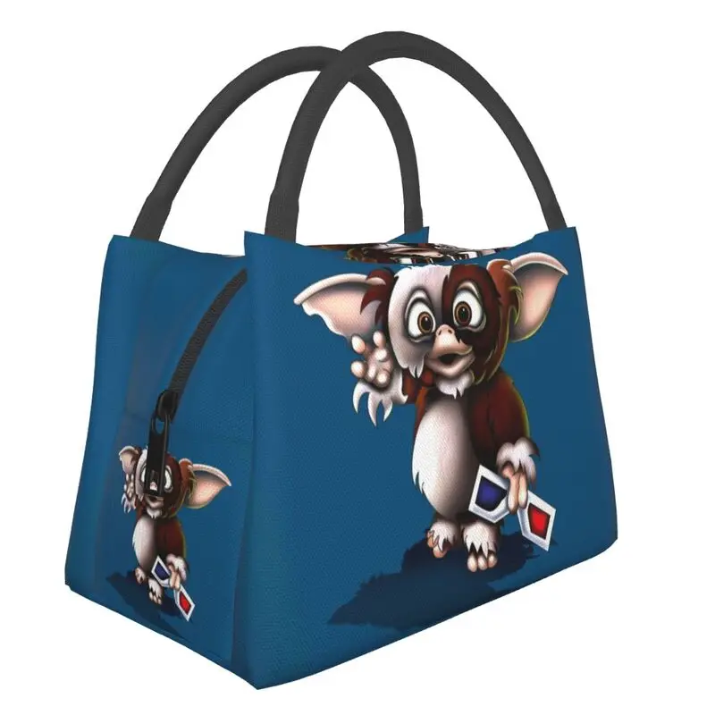 

Custom Gizmo Gremlins Lunch Bag Men Women Cooler Warm Insulated Lunch Box for Office Travel Fruit Fresh Storage Bag