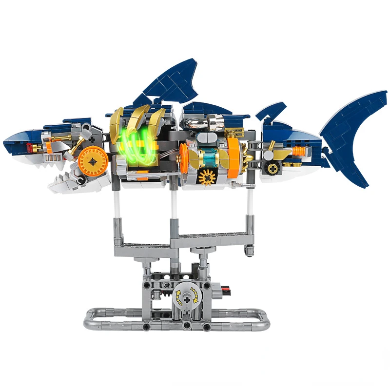 Механические строительные блоки Shark инновационный дизайн воодушевляет время