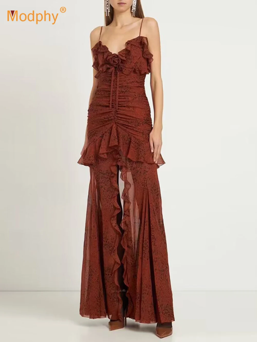 

Модные женские Платья с цветочным леопардовым принтом, тонкие и плавные, корейская мода, успокаивающие дышащие платья для женщин 2023