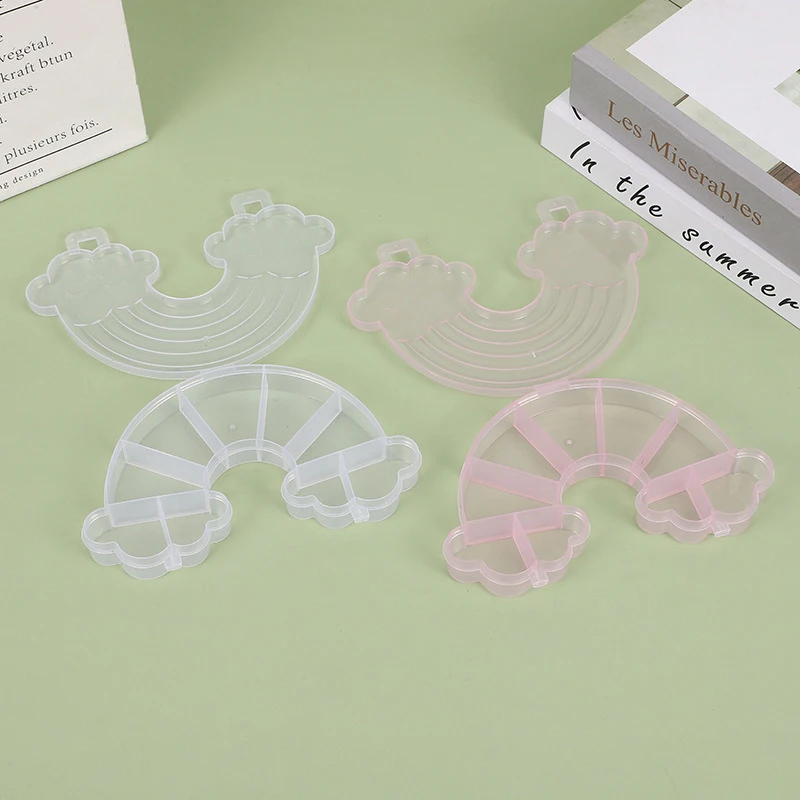 Радужная пластиковая шкатулка для хранения ювелирных изделий