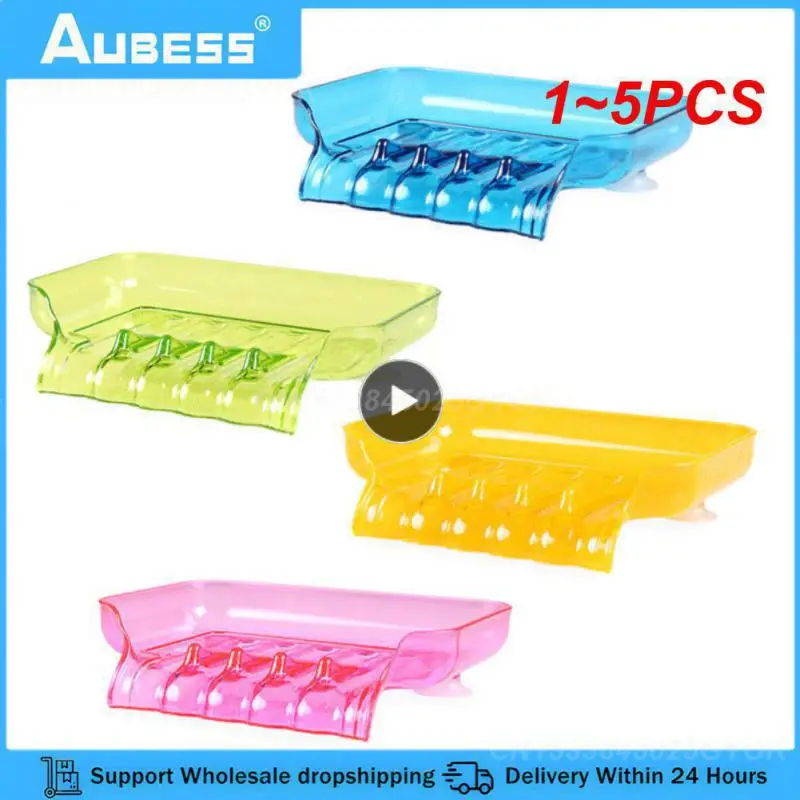 

1 ~ 5 шт. Zhang Ji лаконичный красочный водопад мыльница пластиковые аксессуары для ванной комнаты всасывающая противоскользящая губка для кухни душа мыло