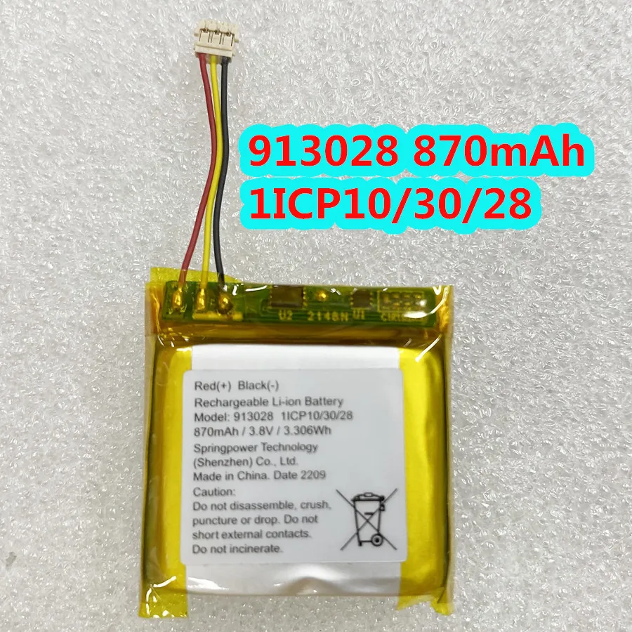 3 8 В 913028 903028 903030 870 мАч 1ICP10/30/28 103030 Литий-ионный полимерный литиевый аккумулятор