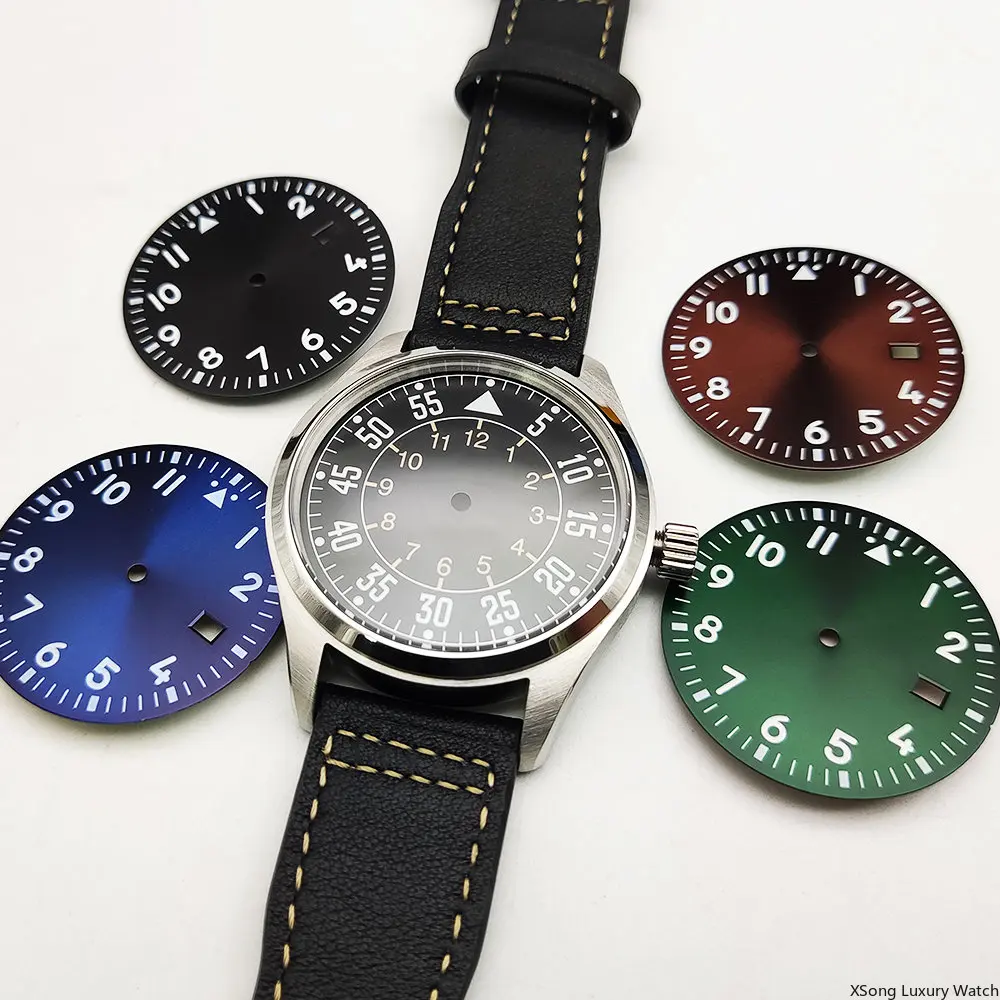 42mm Case Mechanical Watch Stainless Steel Cases Fit nh35a nh36a 4R Movement Waterproof Watch Case