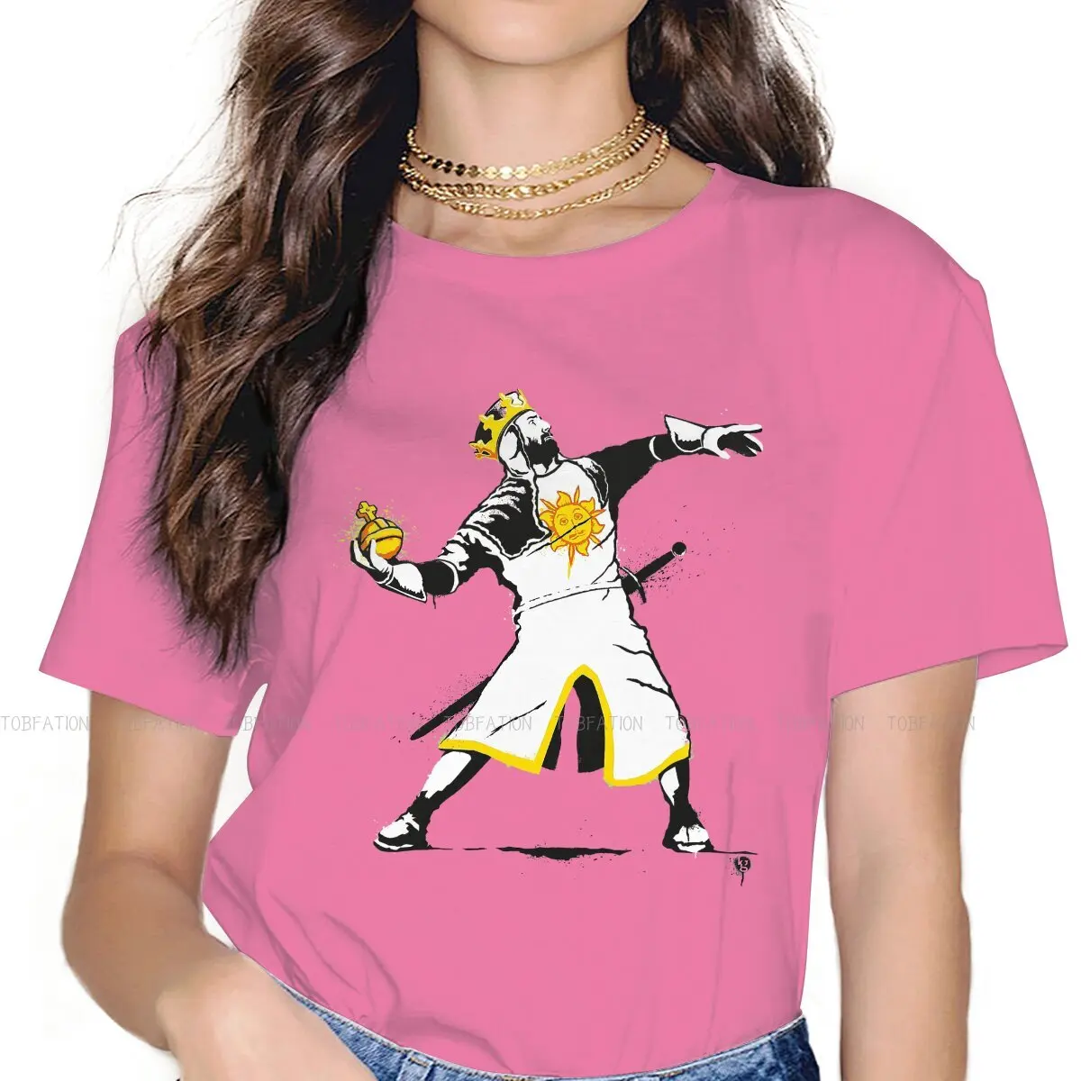 

Round Collar TShirt Banksy Graffiti Street Artist Pure Cotton Classic T Shirt Woman Clothes 5XL Hot Sale