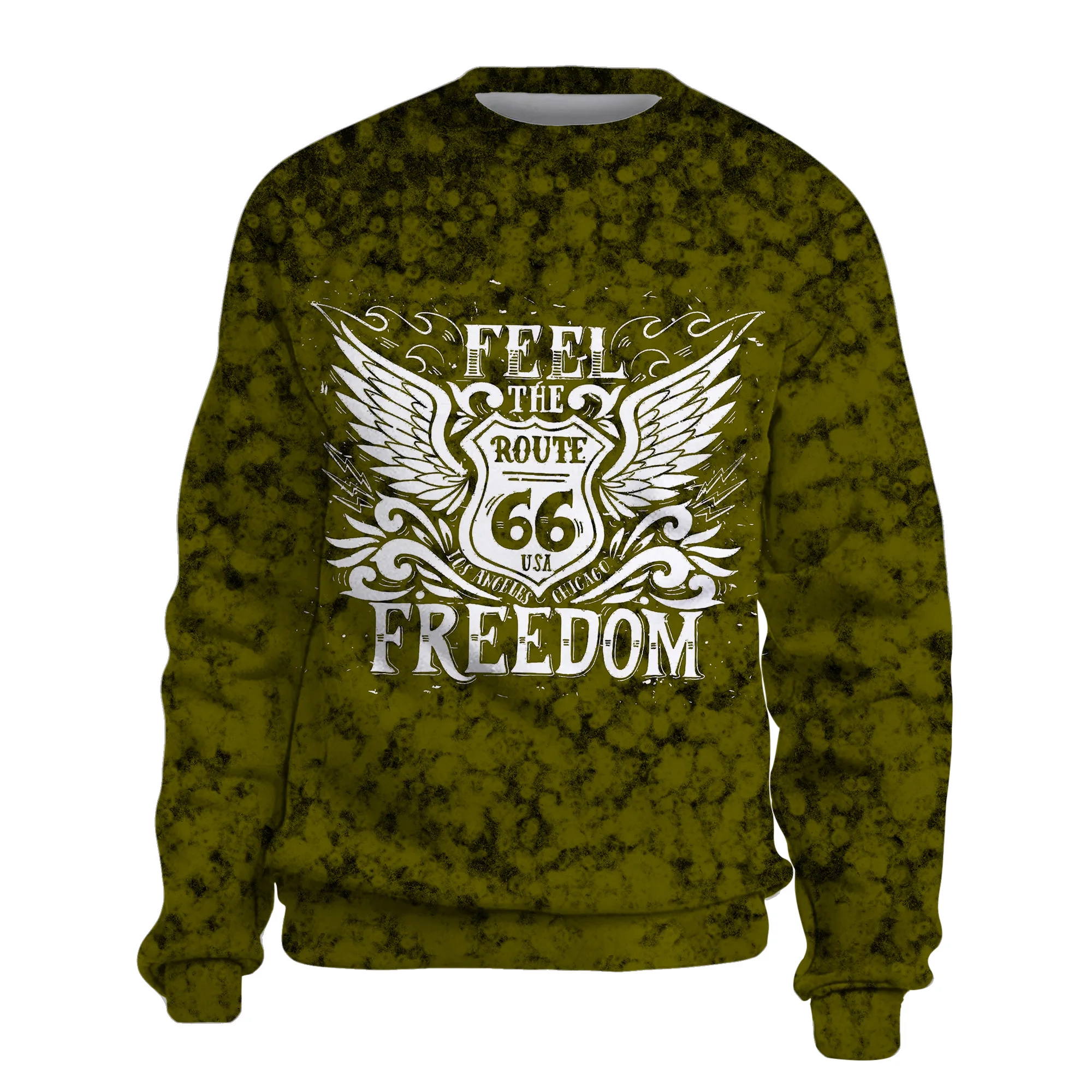 

Fleece Men's Hoodies for Men Clothing Free Shipping 3D Printe US Route 66 Hooded Sweatshirts Sweatshirt Woman Hoody Anime Kpop