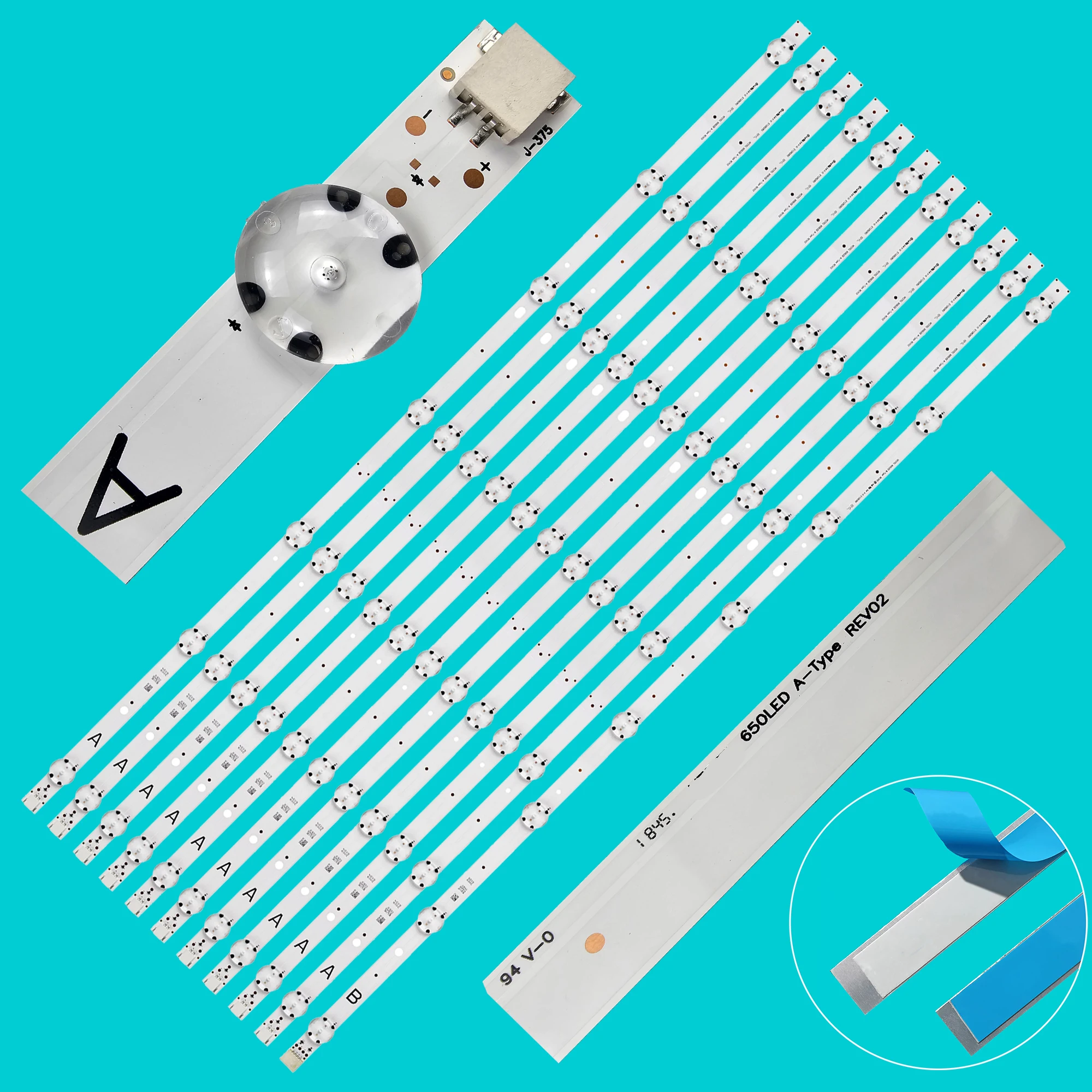 Фото Светодиодная лента задней подсветки для 65AO6USB 65U5863DA 65U5863DG E65UHDHDRS2Q 65A06USB 65VL5A63DB LT-65C880 LT-65VU980 LT-65C880C №1