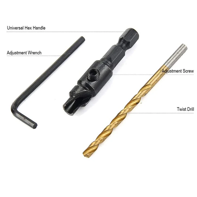 Рисунок 2 - Набор сверл с золотым зенкером