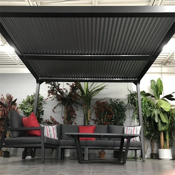 

TOMA aluminium retractable shutter for roof electric roller shutter material patio roof