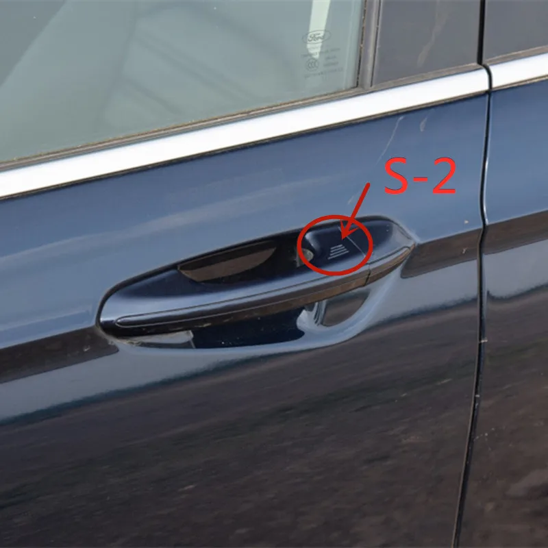 Смарт-крышка дверной ручки из углеродного волокна для Ford Fusion Mondeo 2013-2018 аксессуары