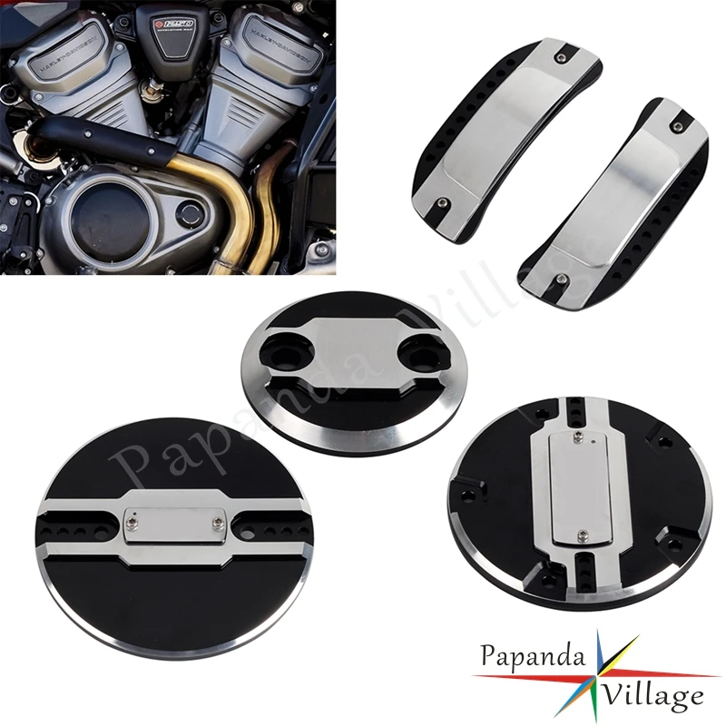 

Для Harley Pan America PA RH Sportster 1250 S 21-22 мотоцикл CNC алюминиевая защитная крышка сцепления аксессуары для украшения корпуса