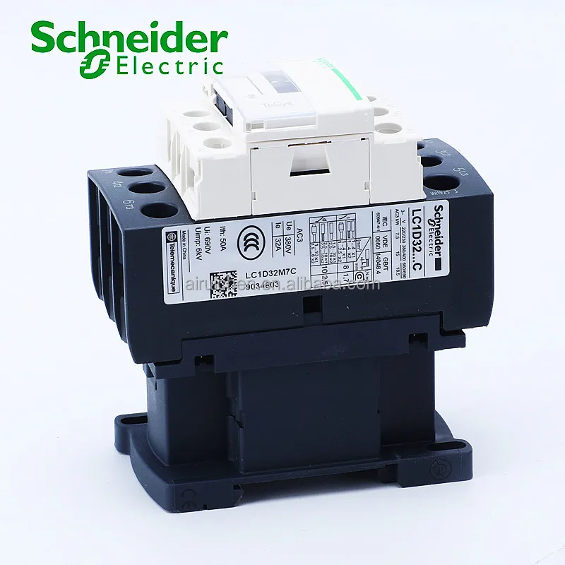 Дистрибьютор Schneider новый контактор переменного тока TeSys D 32A 230VAC LC1D32P7C LC1D32P7 telemecane