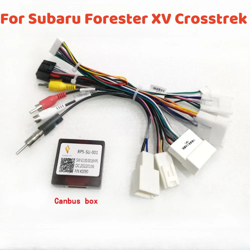 Автомобильный радиоприемник стерео проводка кабель адаптер Android 16 Pin для Subaru Forester