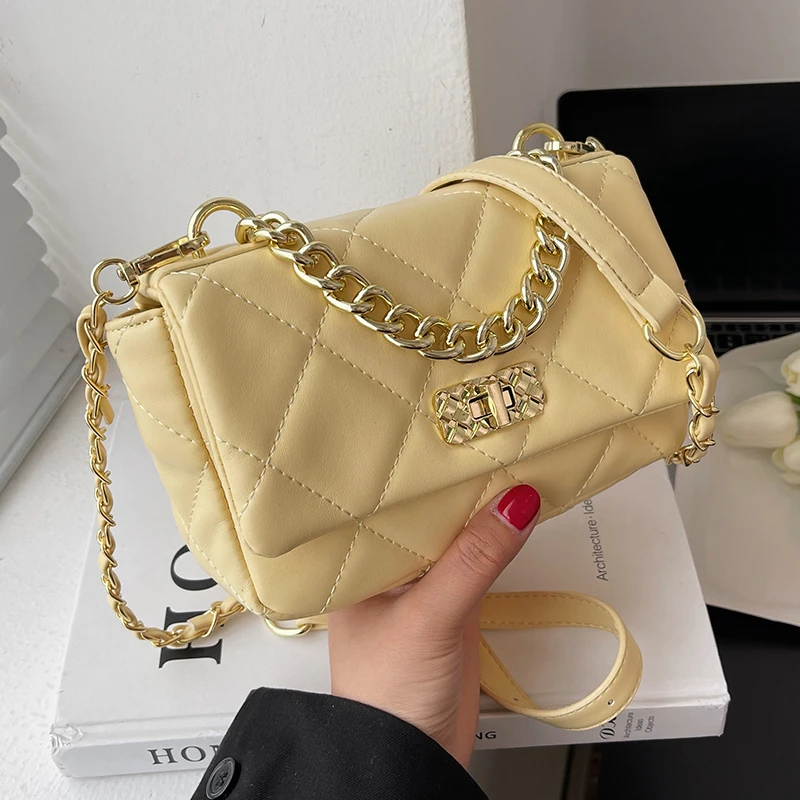 

High Quality Women Chain Shoulder Bag Luxury Designer Ladies Crossbody Bags for Women Casual Female Handbags Messenger Bag New