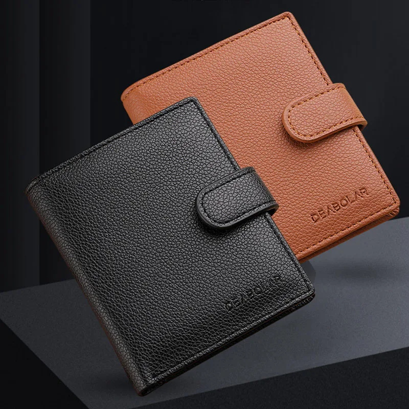 Винтажный мужской кошелек для паспорта с карманом на молнии для монет из натуральной кожи, деловой, маленький, трехскладочный, держатель карты короткий.