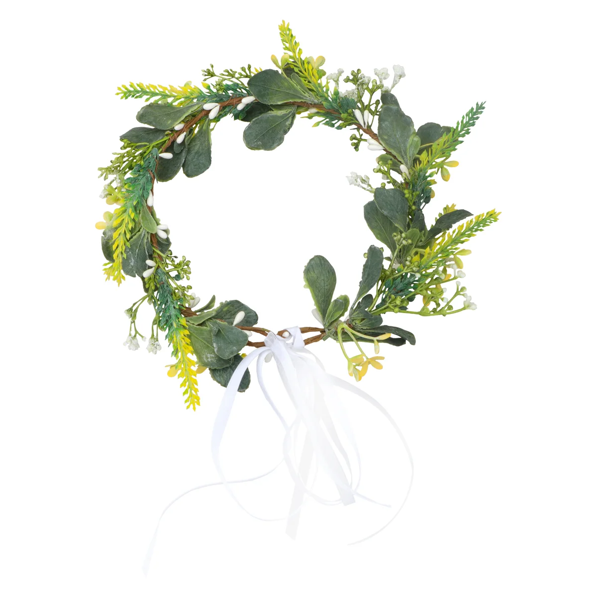 

Floral Crown Flower Girl Head Pieces Wedding Lavender Women's Hair Accessory Girls