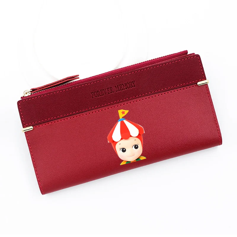 Sonny Angel Держатель для карт Бизнес-кошелек из искусственной кожи Винтажный кошелек