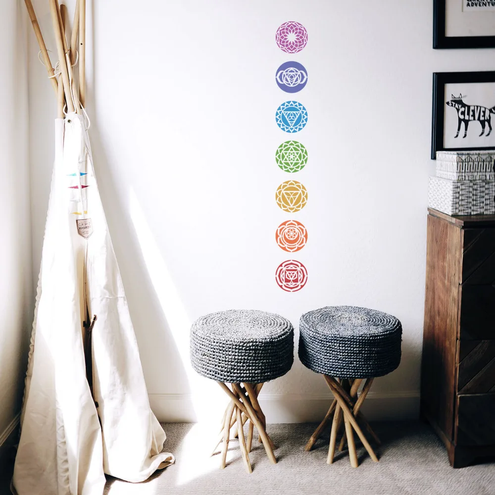 Рисунок 6 - Многоразовые трафареты с символом чакры