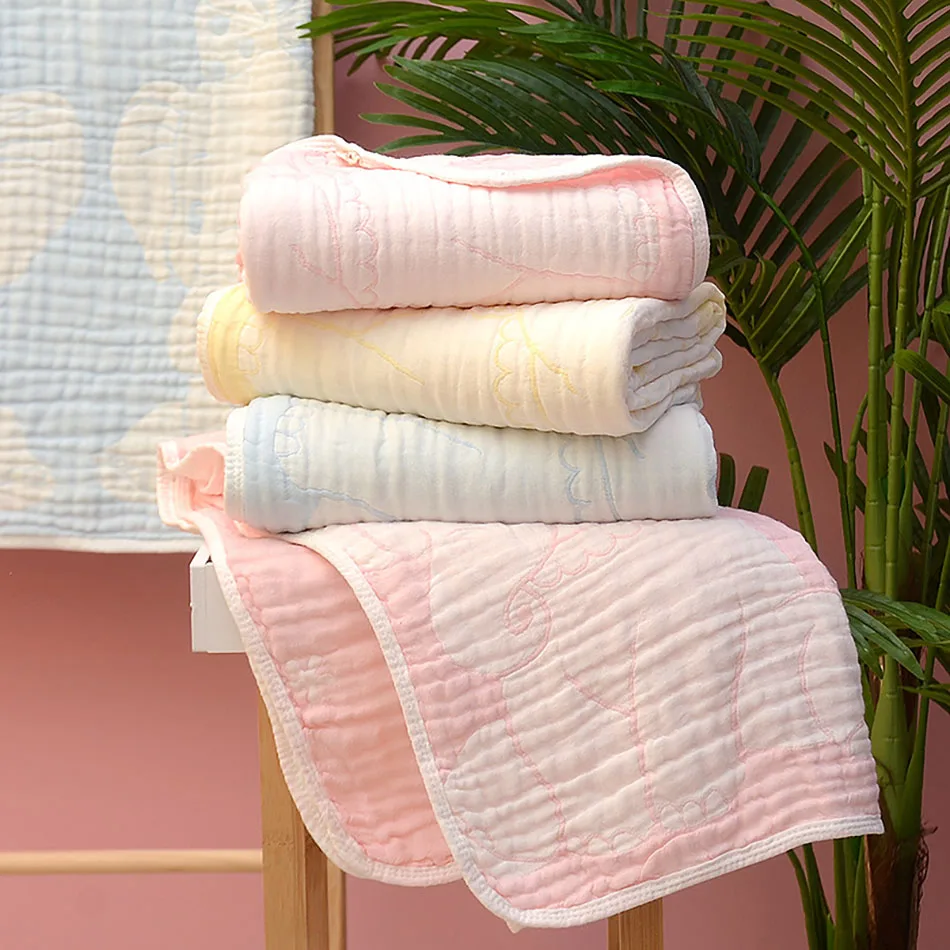 Детские банные полотенца Cuddle Worthy из молочного хлопка с игривым Рисунком Слона