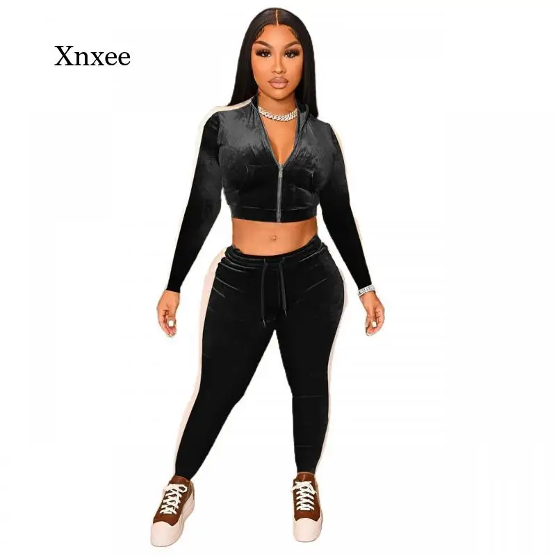 Зимний женский модный однотонный Корейский Бархатный утолщенный спортивный