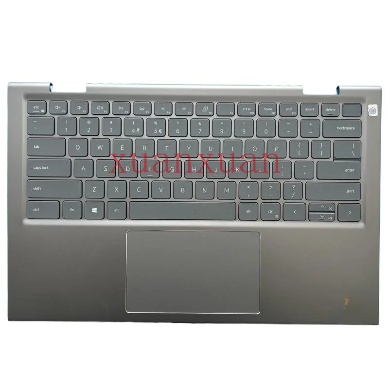 04GR69 4GR69 для Dell Inspiron 14 5410 7415 2 в 1 Серебристая клавиатура с подставкой рук