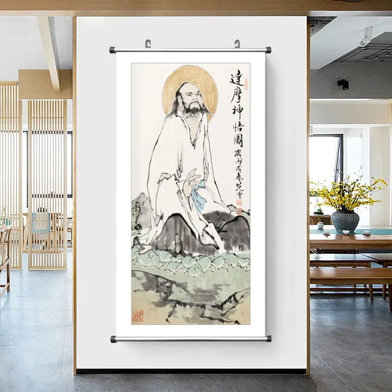 Новый китайский портрет художественные картины на холсте в японском стиле для