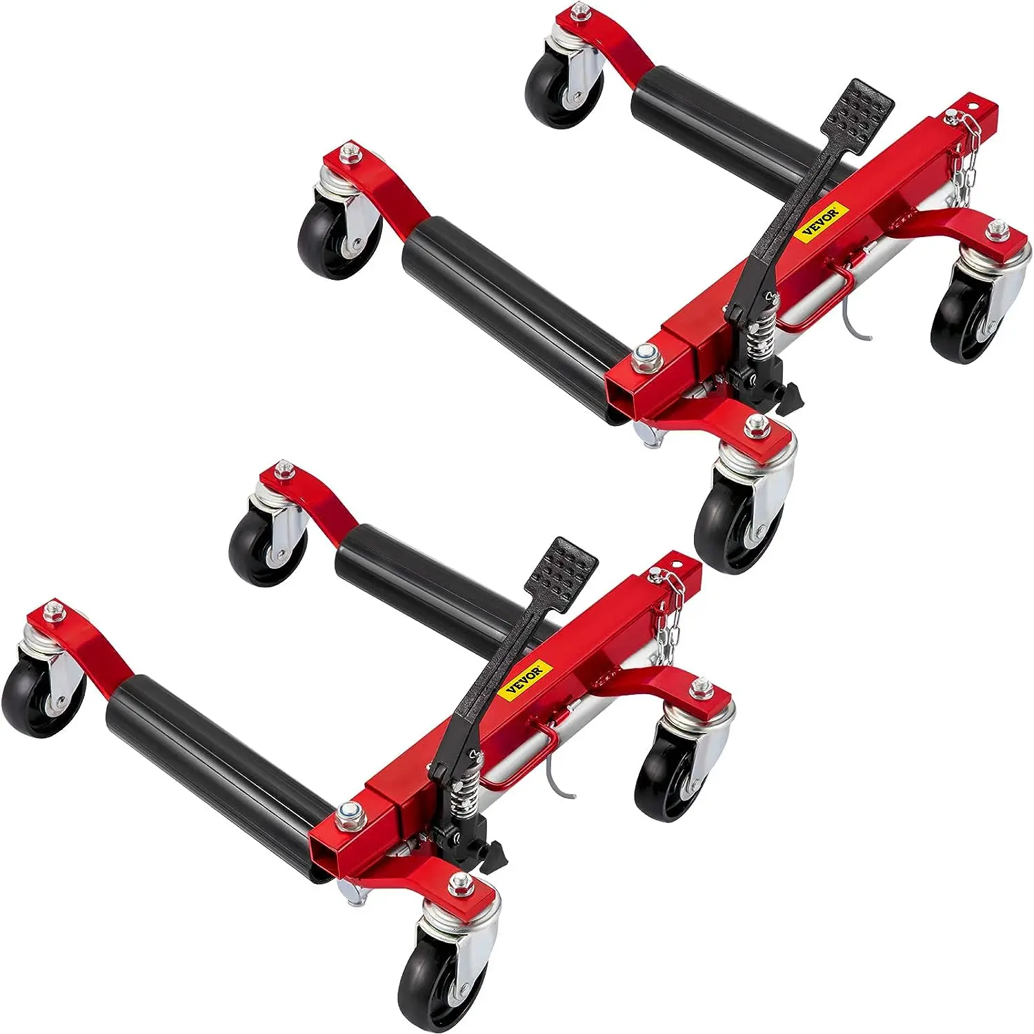 

Dolly, 2pcs Car Dolly, 1500 Lbs Capacity Car Jack Dolly, 12'' Wheel Jacks for Cars, Vehicle Positioning Hydraulic Tire J