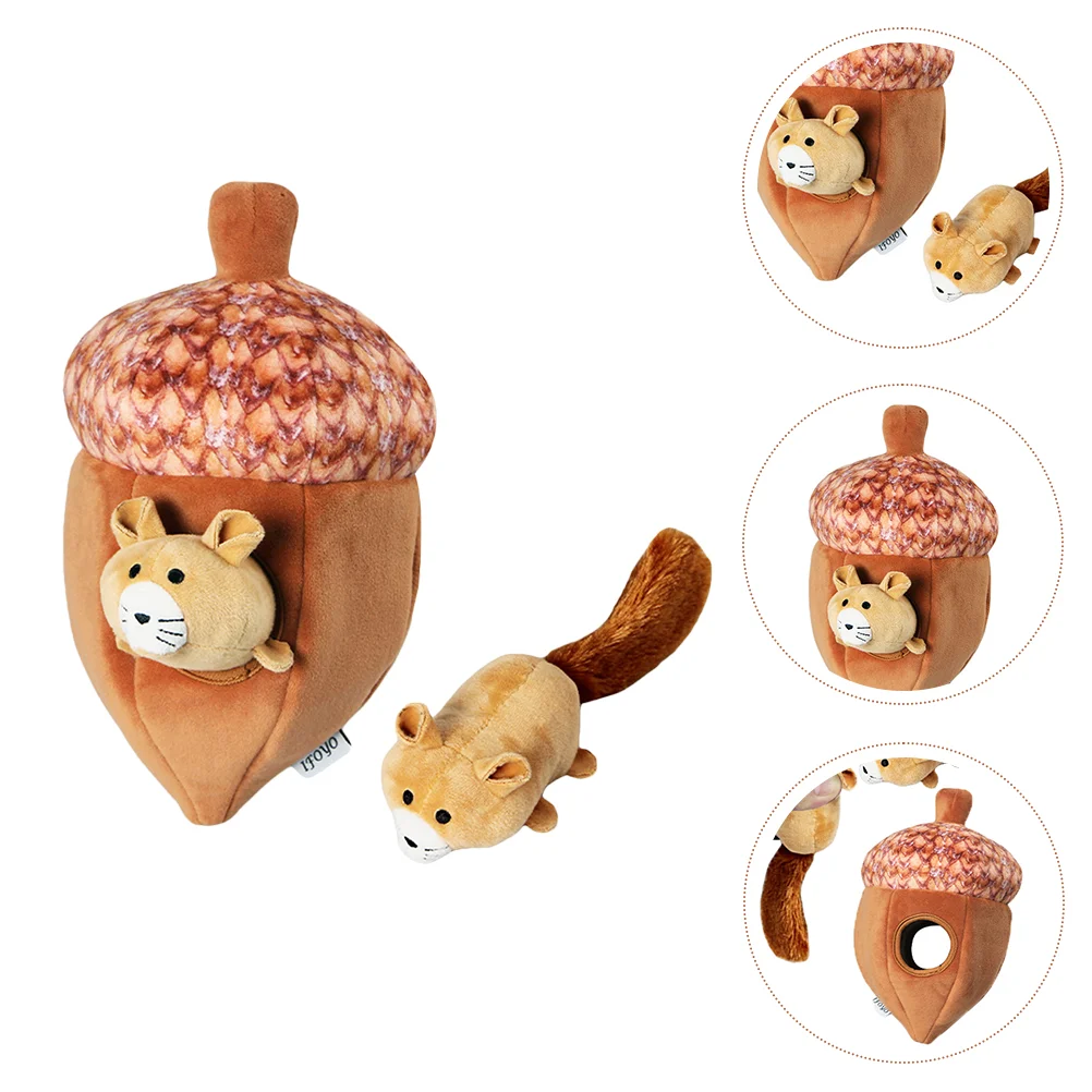 

1 Set Dog Bite-Resistant Hide And Seek Dog Squeaky Plaything for Home Biting Pets