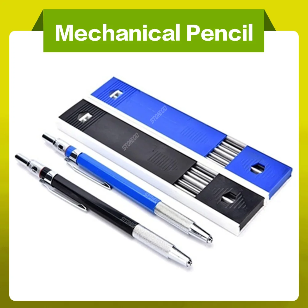 S 2.0 Mm 2b Lead Holder Drafting Drawing Pencil Set With 12 Pieces Leads