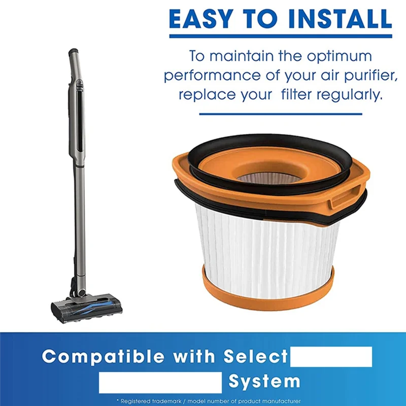 6 шт. сменные фильтры для беспроводного пылесоса Shark Wandvac System WV360 WS620 WS630 WS632 по